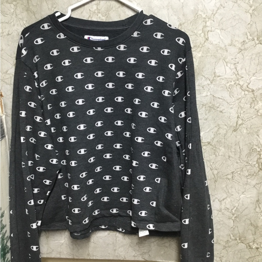 Champion Dark Blue Long Sleeve Sweater